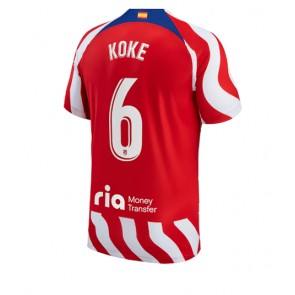 Atletico Madrid Koke #6 Hemmatröja 2022-23 Kortärmad